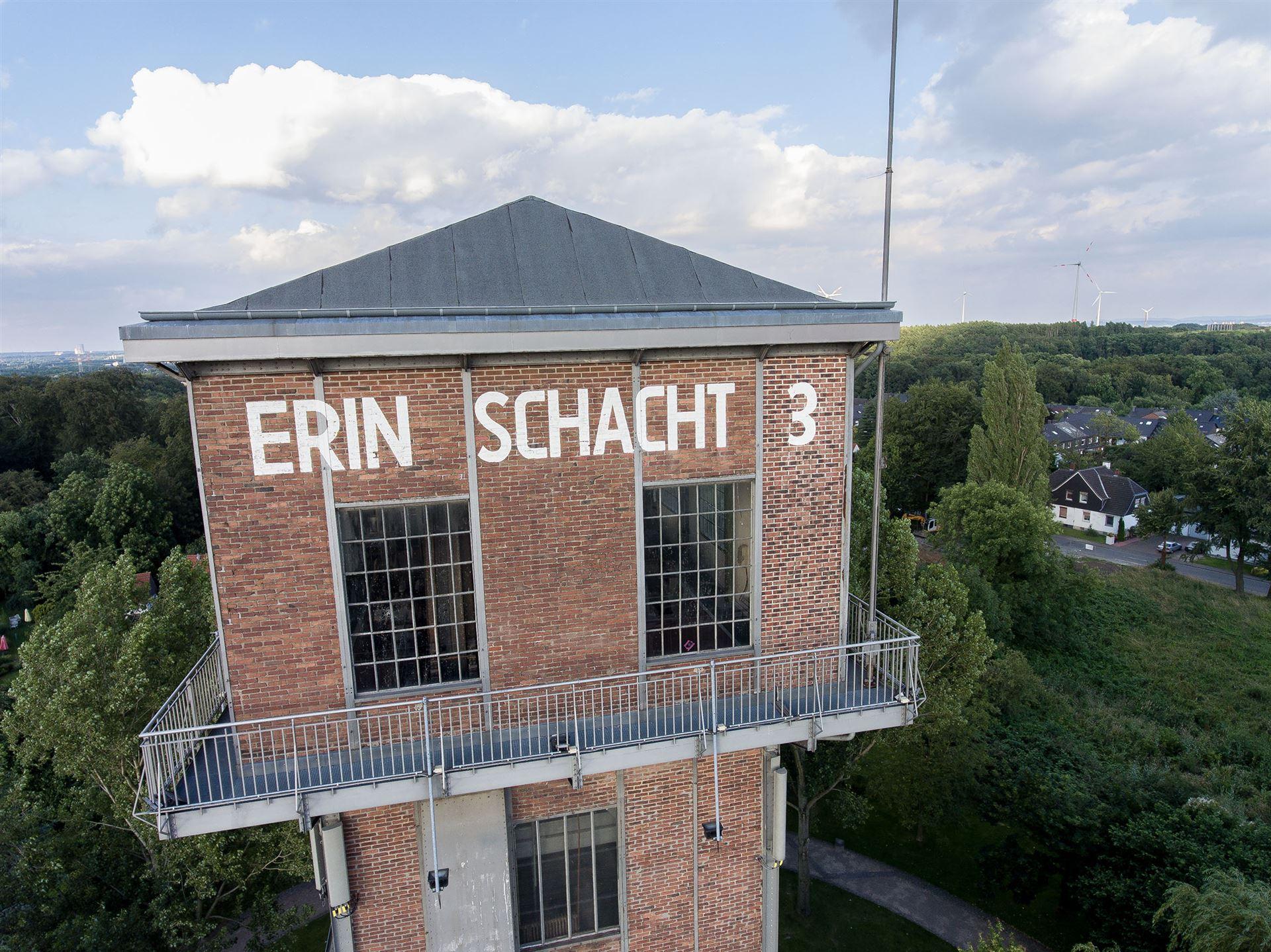 Luftbild vom Hammerkopfturm auf Schwerin in Castrop-Rauxel